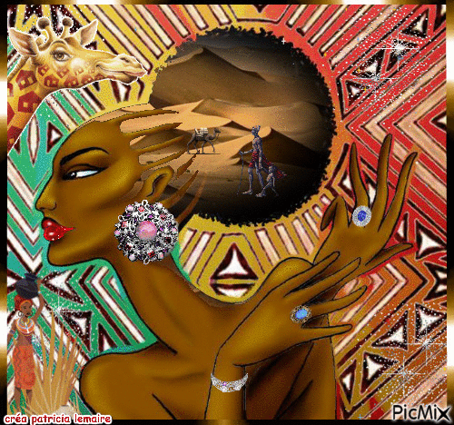 Africaine - Darmowy animowany GIF