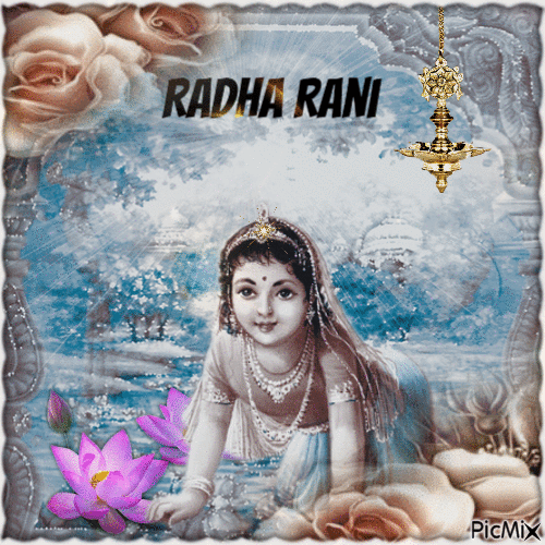 Radha Rani - GIF animé gratuit