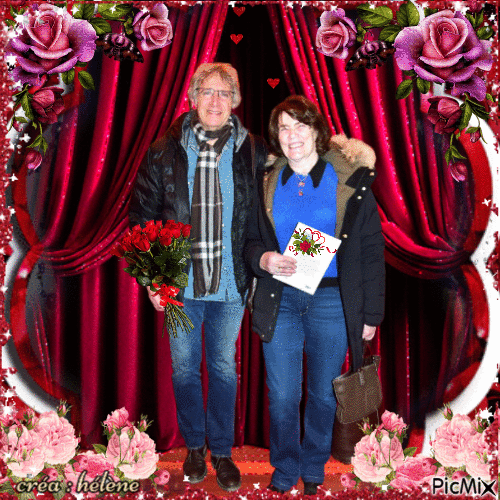 Yves Duteil et son épouse Noëlle - Kostenlose animierte GIFs