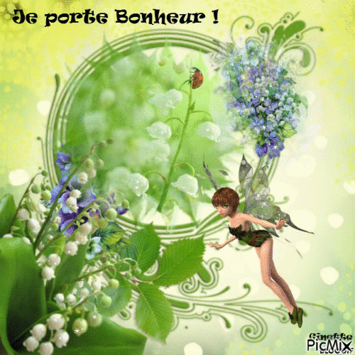 je porte bonheur! - Zdarma animovaný GIF