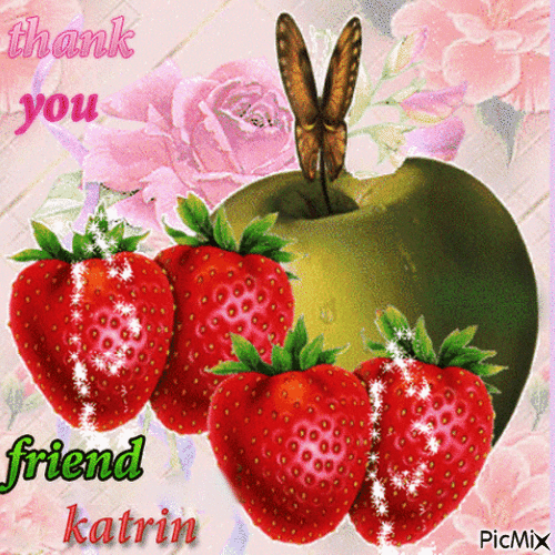 cadeau de mon amie Katrin ( katrinka ) ♦ - Darmowy animowany GIF