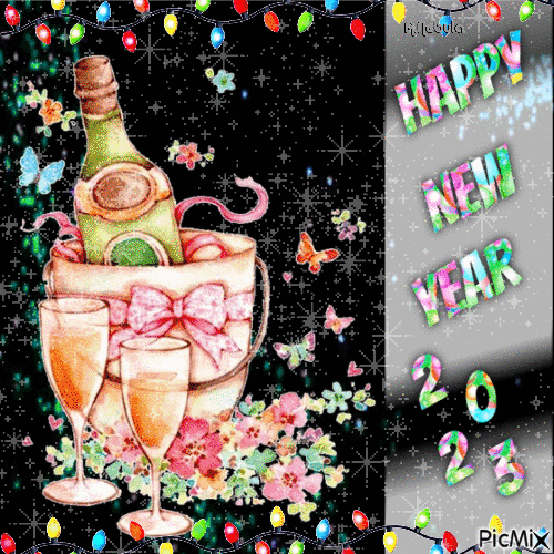 Happy New Year 2023 - GIF animasi gratis