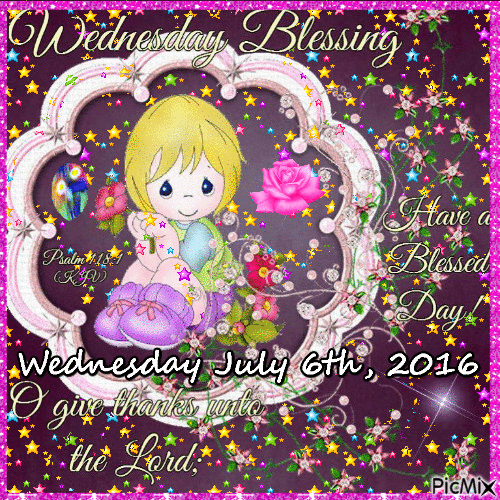 WEDNESDAY JULY 6TH, 2016 - Animovaný GIF zadarmo