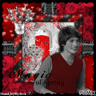 {♦}The Magic of Spring with Gregg Sulkin{♦} - Free animated GIF