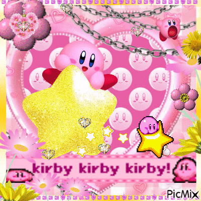 kirby - Бесплатный анимированный гифка
