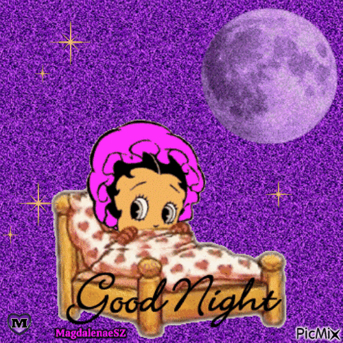 GOOD NIGHT - Бесплатный анимированный гифка