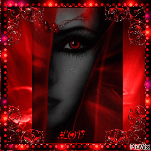 Rouge: la couleur de l'amour! - Безплатен анимиран GIF