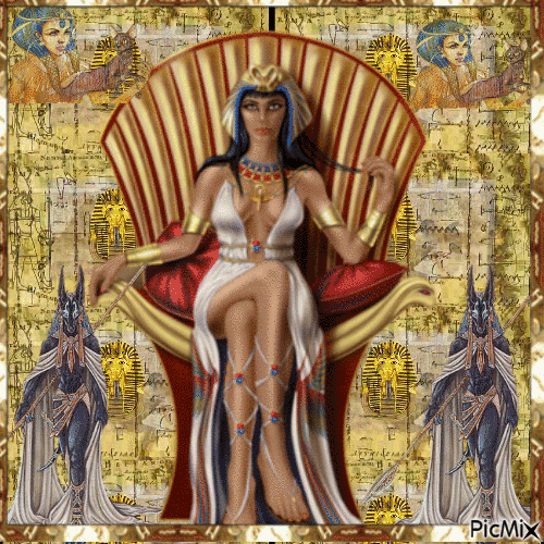 Cleopatra - GIF animado gratis