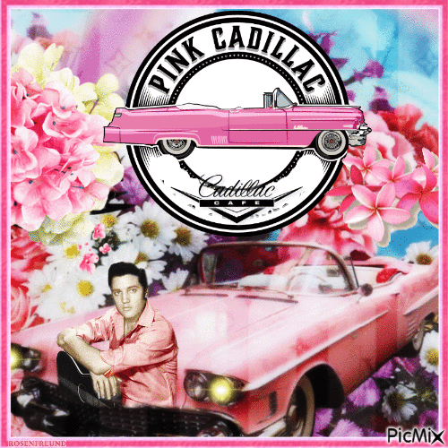 Pink Cadillac - Besplatni animirani GIF