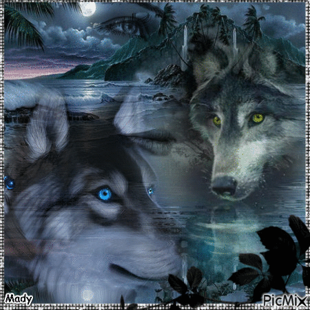 La nuit des loups - Δωρεάν κινούμενο GIF