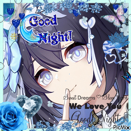 Seele Good Night - Бесплатный анимированный гифка
