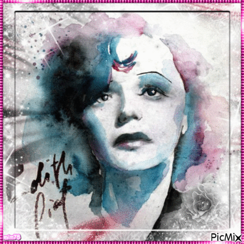 Edith Piaf - Besplatni animirani GIF