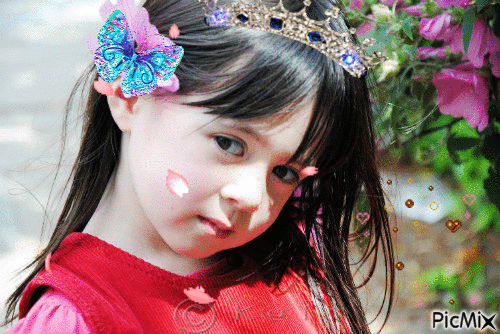 A little princess - Besplatni animirani GIF
