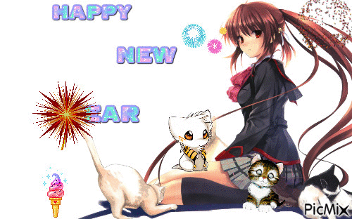 Happy new year! - Безплатен анимиран GIF