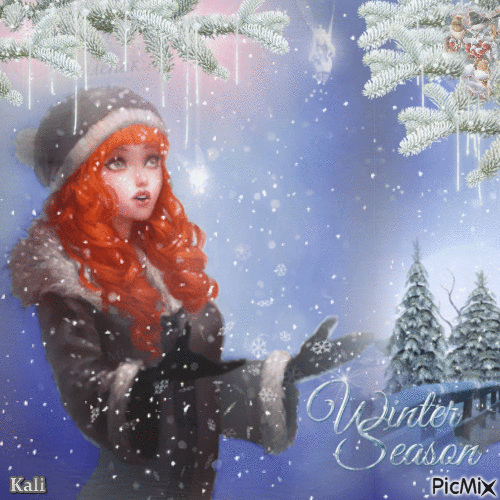 Winter magic - GIF animé gratuit