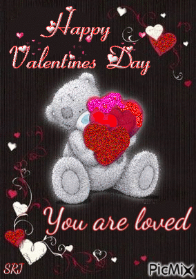 Valentine Tatty Teddy - Ingyenes animált GIF