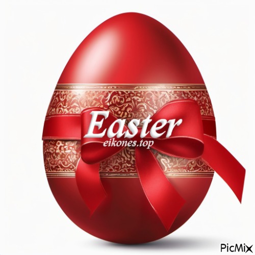 Easter -red-eggs-eikones.top - Free PNG