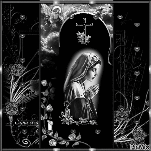 Mother Mary 🙏 - Бесплатный анимированный гифка