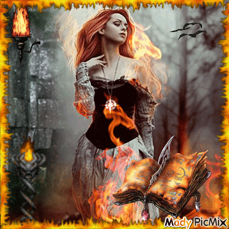 Bewitching Hour: Fire - Free animated GIF