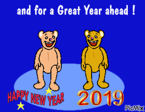 happy new year - 無料のアニメーション GIF