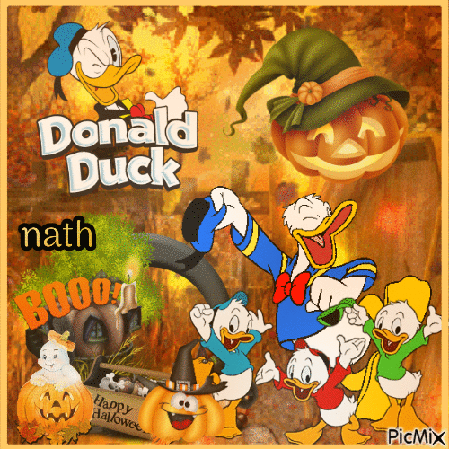 Donald Duck et ses neveux,concours - Ingyenes animált GIF