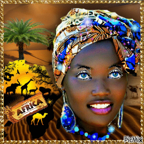 Afrika - Bezmaksas animēts GIF