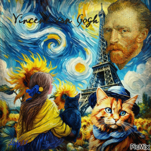 van Gogh - Zdarma animovaný GIF