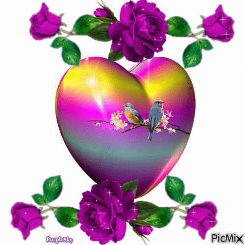 Lovely Purple - GIF animado grátis