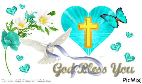 Jumalan Siunausta Sinulle - GIF animé gratuit