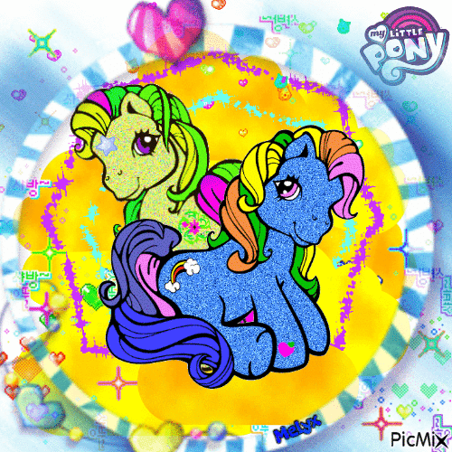 My little Pony rainbow kawaii - Δωρεάν κινούμενο GIF
