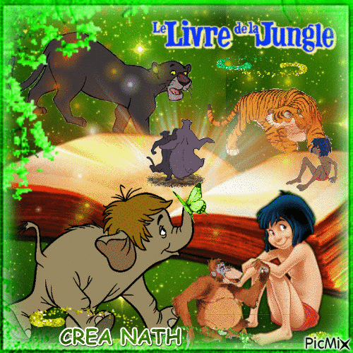 Le livre de la jungle - Bezmaksas animēts GIF