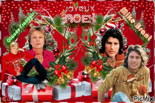 Joyeux Noël Mike & Cloclo - PNG gratuit