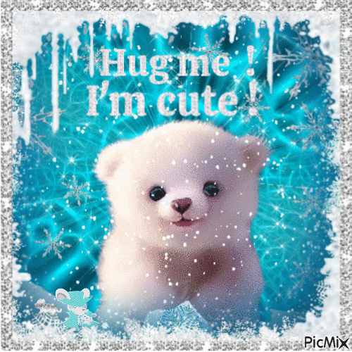 Cute little icebear - Besplatni animirani GIF