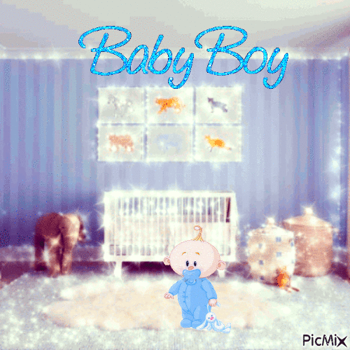 Baby boy - Darmowy animowany GIF