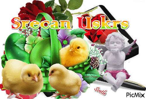 Srecan Uskrs - Ingyenes animált GIF