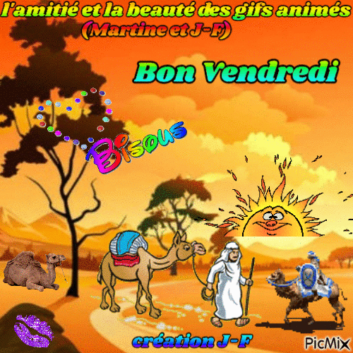 bon vendredi - Animovaný GIF zadarmo