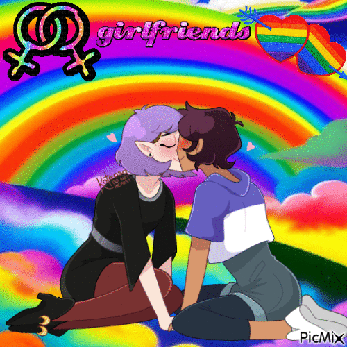 Lumity Lesbian Love - Free animated GIF