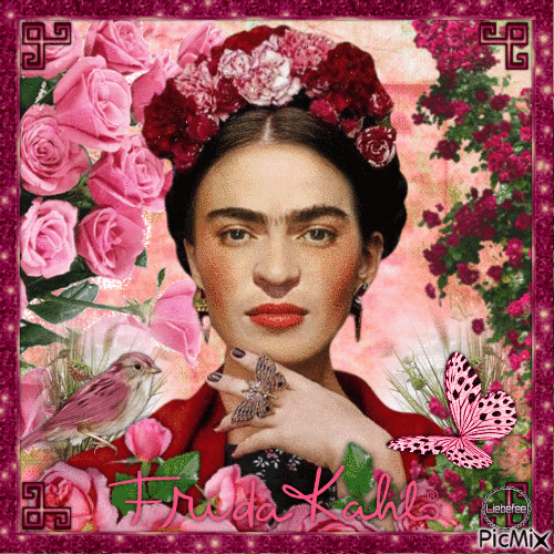 Frida Kahlo - Ilmainen animoitu GIF