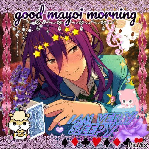 good mayoi morning - 免费动画 GIF