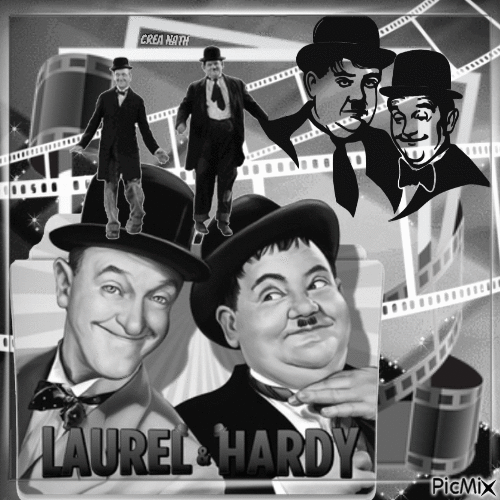 Laurel et Hardy...concours - GIF animé gratuit