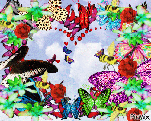 papillons - GIF เคลื่อนไหวฟรี