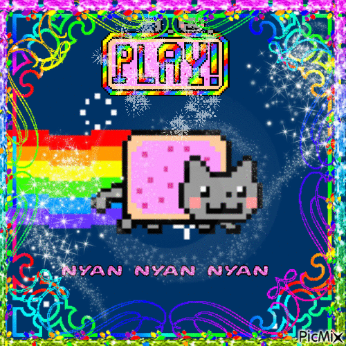 The Nyan Cat - GIF animé gratuit