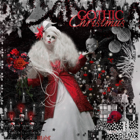 Gothic Christmas - Бесплатный анимированный гифка