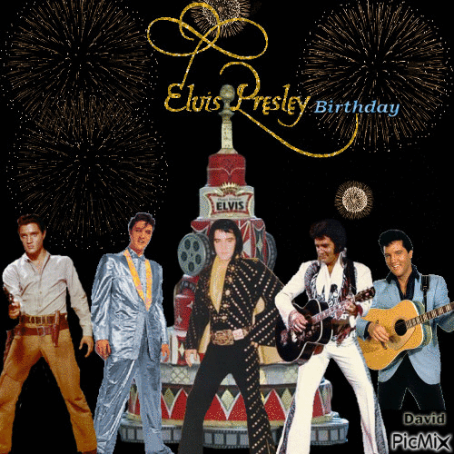 Elvis - Бесплатный анимированный гифка