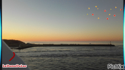 coucher de soleil - Free animated GIF
