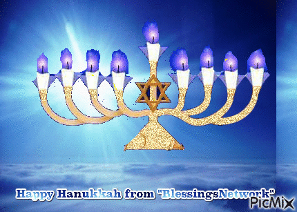 Hanukkah - GIF animado gratis