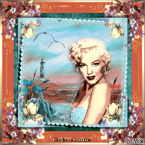 Marilyn Monroe, Actrice américaine - Gratis geanimeerde GIF