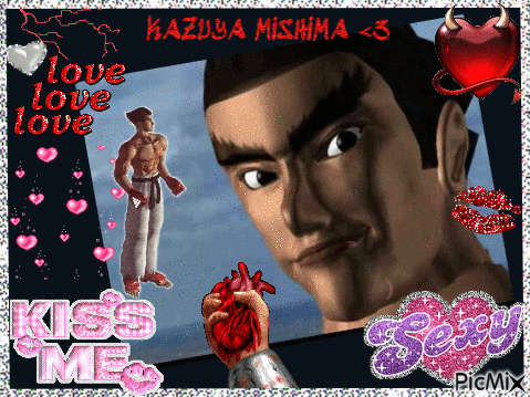 KAZUYA MISHIMA - GIF animate gratis