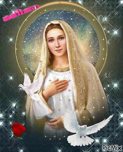 A Demain Vierge Marie - GIF animé gratuit