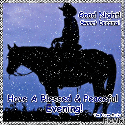 The Horse Mafia - Good Night Sweet Dreams - Free animated GIF